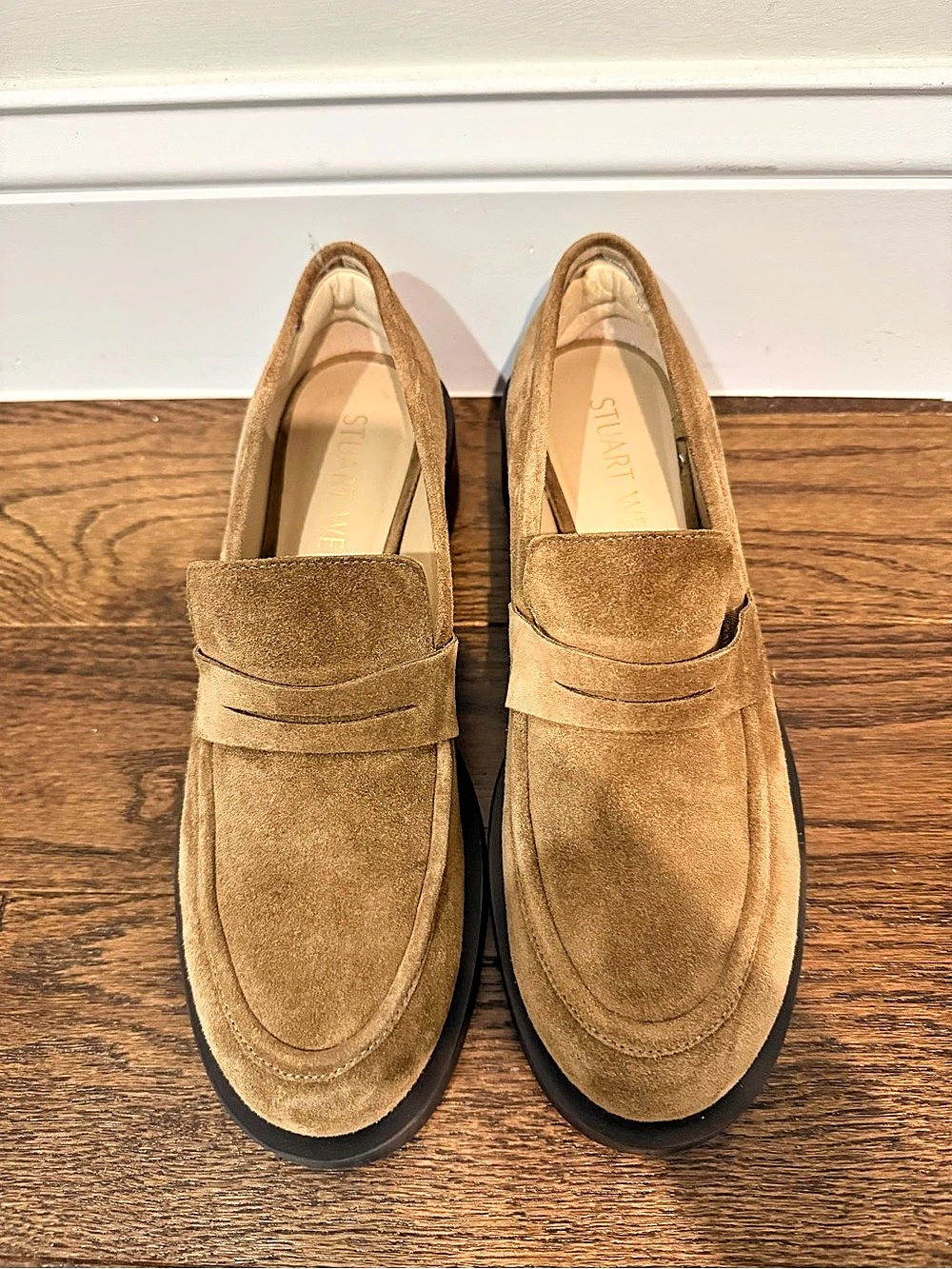 Stuart Weitzman Brown Palmer Bold Loafer
